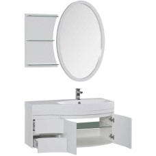 Комплект мебели для ванной Aquanet Опера 115 R 169418 Белый