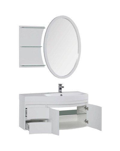Комплект мебели для ванной Aquanet Опера 115 R 169418 Белый
