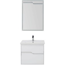 Комплект мебели для ванной Aquanet Модена 65 199304 Белый глянец