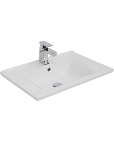 Комплект мебели для ванной Aquanet Модена 75 199306 Белый глянец