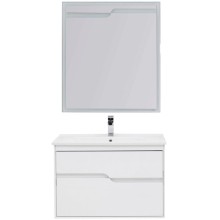 Комплект мебели для ванной Aquanet Модена 85 199305 Белый глянец