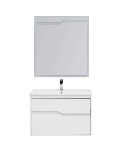 Комплект мебели для ванной Aquanet Модена 85 199305 Белый глянец