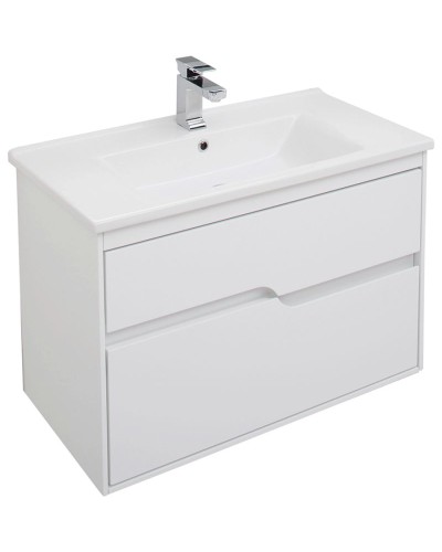 Комплект мебели для ванной Aquanet Модена 85 199305 Белый глянец