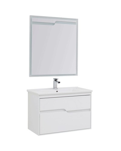 Комплект мебели для ванной Aquanet Модена 85 199305 Белый глянец