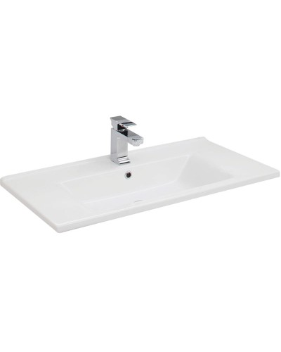 Комплект мебели для ванной Aquanet Модена 100 199303 Белый глянец