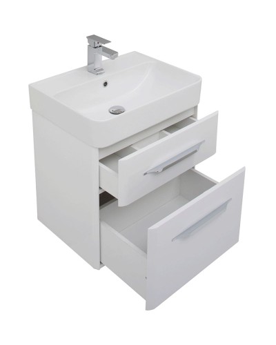 Комплект мебели для ванной Aquanet Виченца 60 199301 Белый глянец