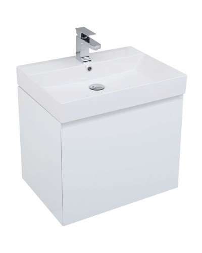 Комплект мебели для ванной Aquanet Йорк 70 203643 подвесной Белый глянец