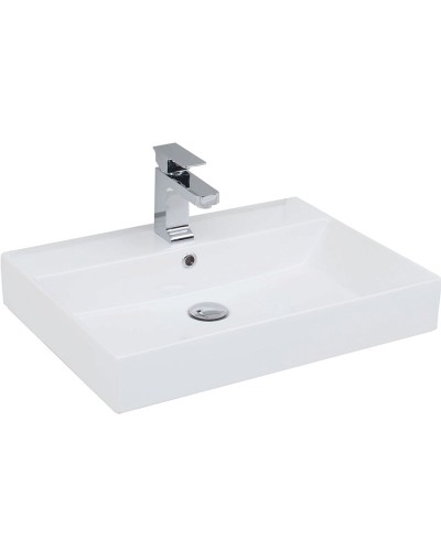 Комплект мебели для ванной Aquanet Йорк 70 203643 подвесной Белый глянец