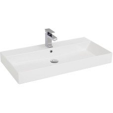 Комплект мебели для ванной Aquanet Йорк 85 203644 подвесной Белый глянец