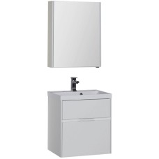 Комплект мебели для ванной Aquanet Латина 60 180121 подвесной Белый