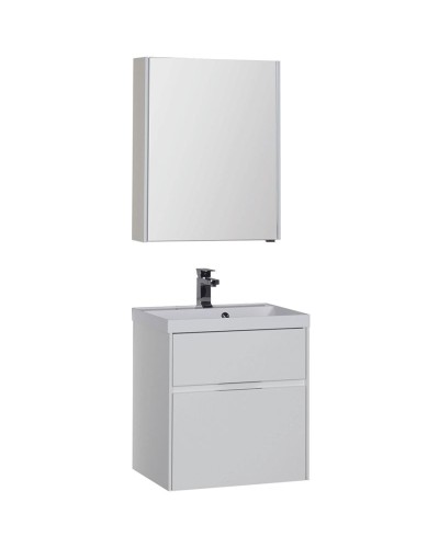Комплект мебели для ванной Aquanet Латина 60 180121 подвесной Белый