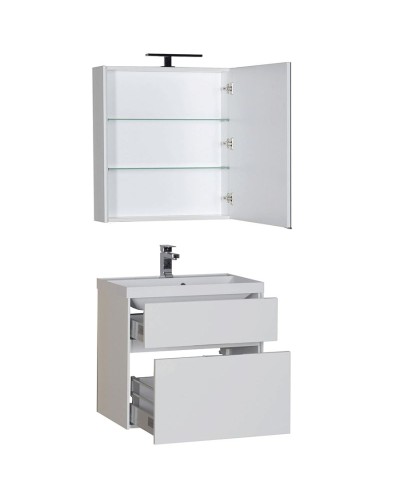 Комплект мебели для ванной Aquanet Латина 70 180123 подвесной Белый