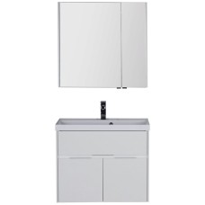 Комплект мебели для ванной Aquanet Латина 80 179839 подвесной Белый