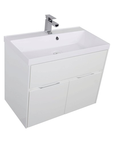 Комплект мебели для ванной Aquanet Латина 80 179839 подвесной Белый