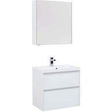 Комплект мебели для ванной Aquanet Гласс 70 240464 подвесной Белый