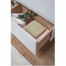 Комплект мебели для ванной Aquanet Гласс 90 240467 подвесной Белый