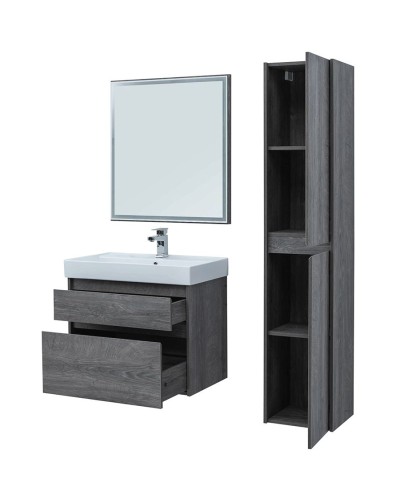 Комплект мебели для ванной Aquanet Nova Lite 75 242904 подвесной Дуб рошелье