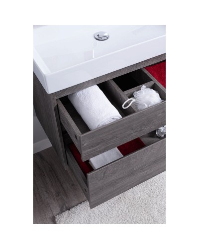 Комплект мебели для ванной Aquanet Nova Lite 75 242904 подвесной Дуб рошелье