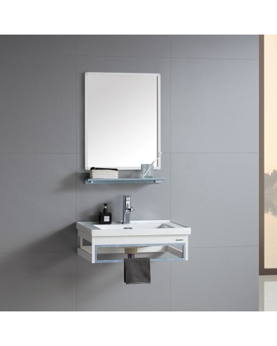 Комплект мебели для ванной River Laura 605 BU 10000003946 Белый Голубой