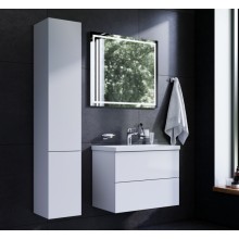 Комплект мебели для ванной AM.PM Gem 75 BK90GA Белый со смесителем для раковины и аксессуарами