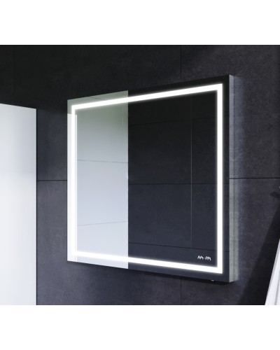 Комплект мебели для ванной AM.PM Gem 75 BK90GA Белый со смесителем для раковины и аксессуарами