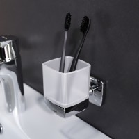 Комплект мебели для ванной AM.PM Gem S 60 BK91GC Светлый дуб со смесителем для раковины и аксессуарами