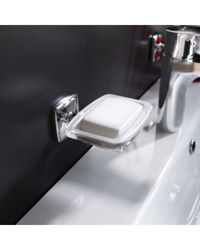 Комплект мебели для ванной AM.PM Gem S 60 BK91GC Светлый дуб со смесителем для раковины и аксессуарами