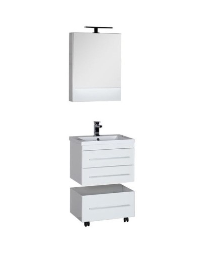 Комплект мебели для ванной Aquanet Нота 58 165376 Белый