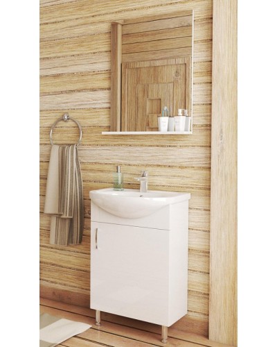 Комплект мебели для ванной Grossman Eco Line 50 105205 Белый