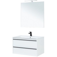 Комплект мебели для ванной Aquanet Lino 90 271957 подвесной Белый матовый