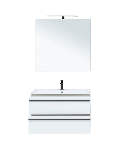 Комплект мебели для ванной Aquanet Lino 90 271957 подвесной Белый матовый