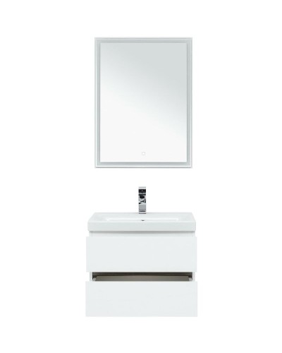 Комплект мебели для ванной Aquanet Беркли 60 258905 подвесной Белый Дуб рошелье