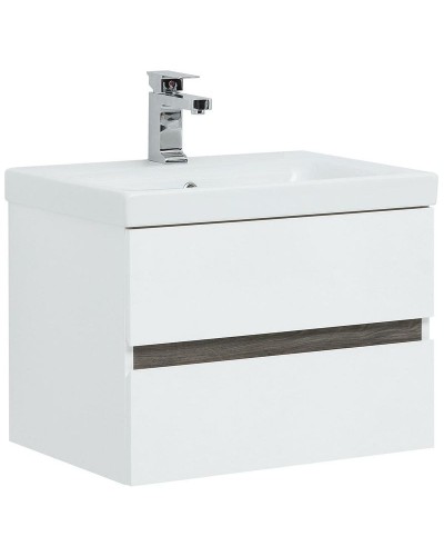 Комплект мебели для ванной Aquanet Беркли 60 258906 подвесной Белый Дуб рошелье