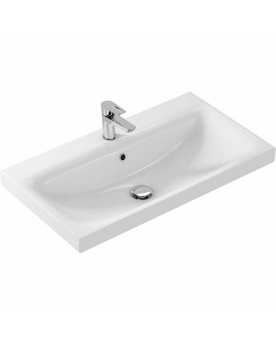 Комплект мебели для ванной Aquanet Беркли 80 258909 подвесной Белый Дуб рошелье