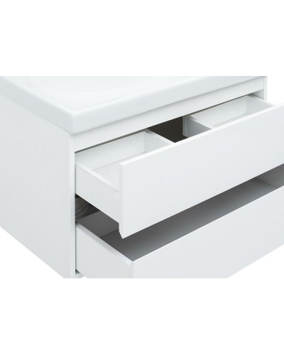 Комплект мебели для ванной Aquanet Беркли 80 258969 подвесной Белый Дуб рошелье