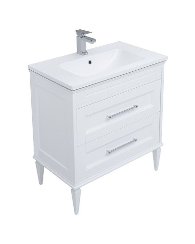 Комплект мебели для ванной Aquanet Бостон M 80 259387 подвесной Белый матовый