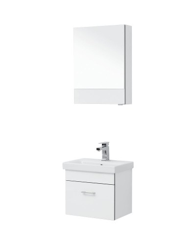 Комплект мебели для ванной Aquanet Верона 50 254065 подвесной Белый