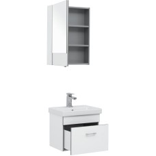 Комплект мебели для ванной Aquanet Верона 50 254065 подвесной Белый