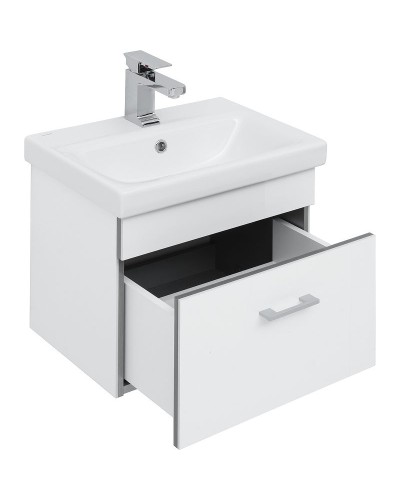 Комплект мебели для ванной Aquanet Верона 50 254065 подвесной Белый