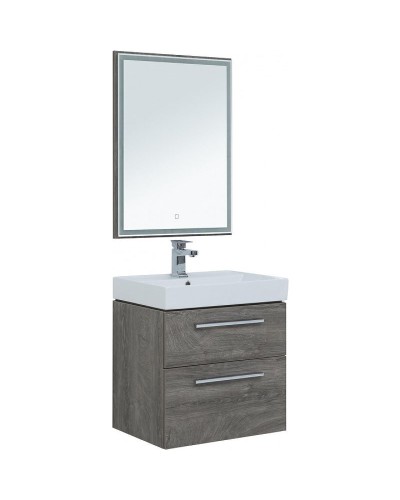 Комплект мебели для ванной Aquanet Nova 60 246281 подвесной Дуб рошелье