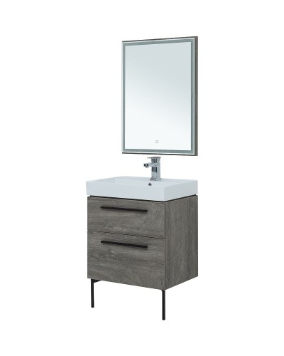 Комплект мебели для ванной Aquanet Nova 60 246281 подвесной Дуб рошелье