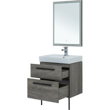 Комплект мебели для ванной Aquanet Nova 60 246281 подвесной Дуб рошелье