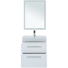 Комплект мебели для ванной Aquanet Nova 60 246279 подвесной Белый глянец