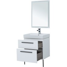 Комплект мебели для ванной Aquanet Nova 60 246279 подвесной Белый глянец