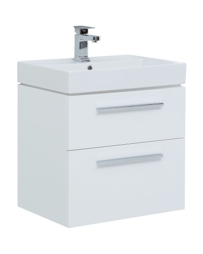 Комплект мебели для ванной Aquanet Nova 60 246279 подвесной Белый глянец