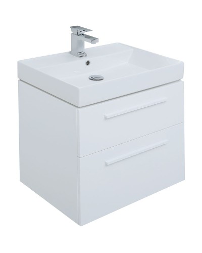 Комплект мебели для ванной Aquanet Nova 60 246279 подвесной Белый глянец