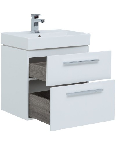 Комплект мебели для ванной Aquanet Nova 60 246279 подвесной Белый глянец