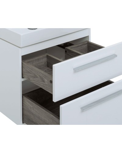 Комплект мебели для ванной Aquanet Nova 60 246279 подвесной Белый глянец