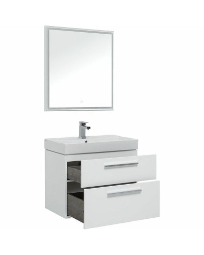 Комплект мебели для ванной Aquanet Nova 75 243255 подвесной Белый глянец