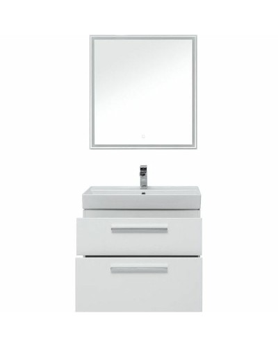 Комплект мебели для ванной Aquanet Nova 75 243255 подвесной Белый глянец